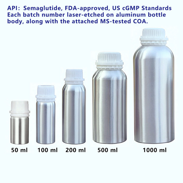 01、api：semaglutide, fda approved, us cgmp standards