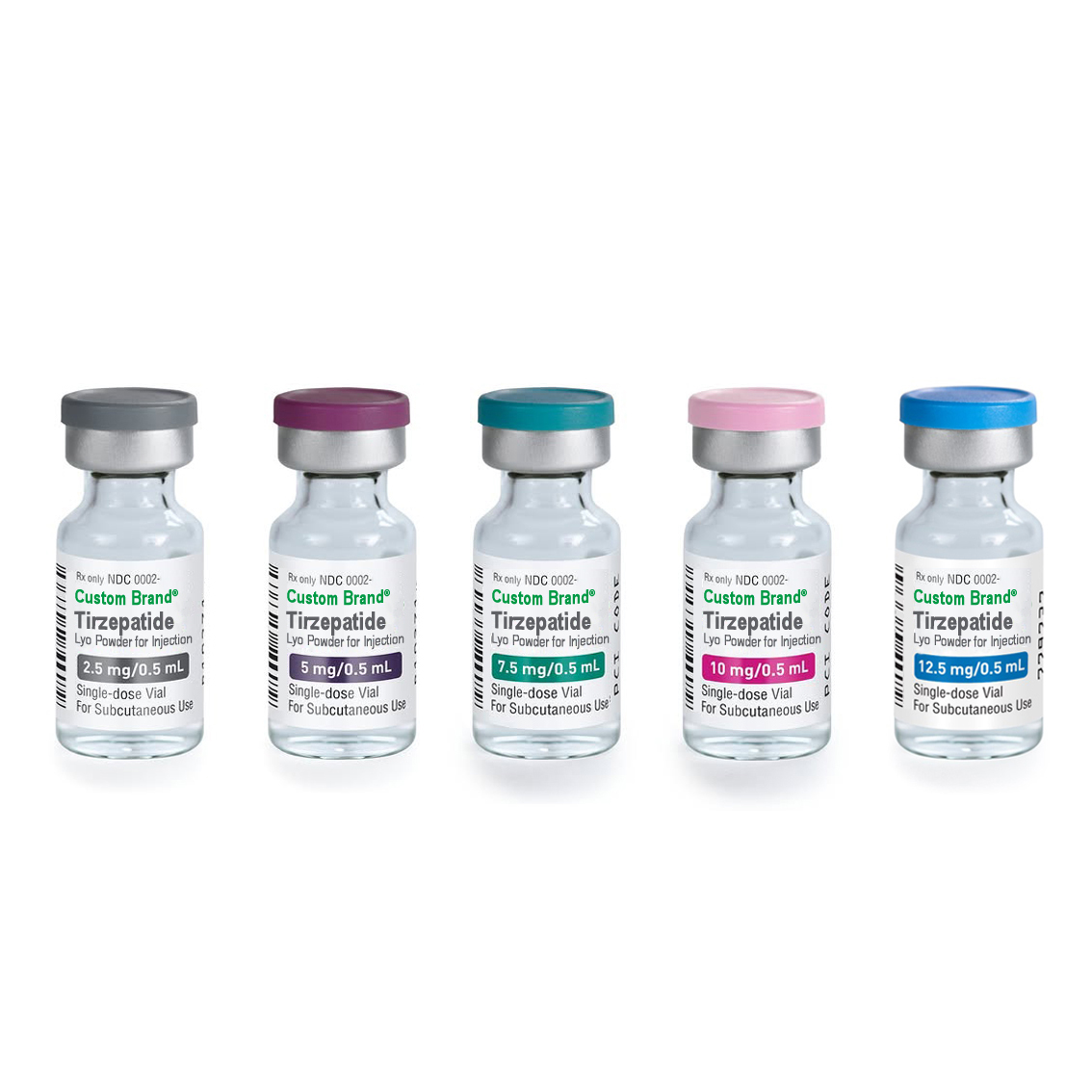 02、lyo vial：tirzepatide, fda approved, us cgmp standards