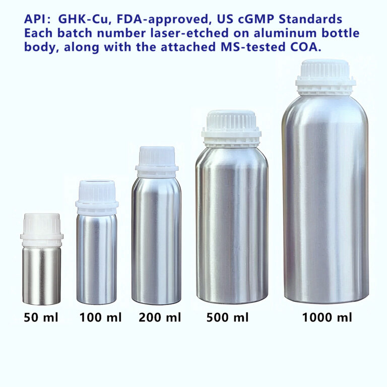 11、api：ghk cu, fda approved, us cgmp standards